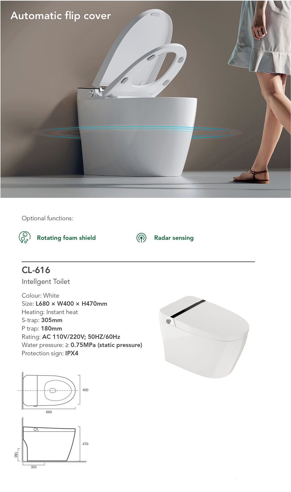 smart toilet factory