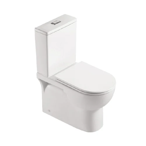 Space-saving toilet